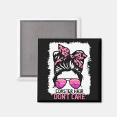 Coaster Hair Don't Care Roller Coaster Messy Bun T マグネット (正面/裏面)