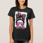Coaster Hair Don't Care Roller Coaster Messy Bun T Tシャツ (正面)