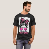 Coaster Hair Don't Care Roller Coaster Messy Bun T Tシャツ (正面フル)