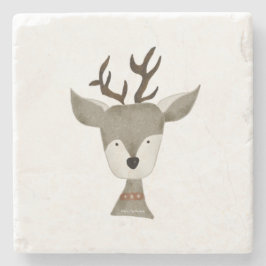 Coaster | Marble Trivet | Antique Reindeer ストーンコースター