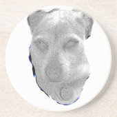 Coaster – Minimalist Pup Graphic コースター (正面)