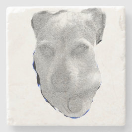 Coaster – Minimalist Pup Graphic ストーンコースター