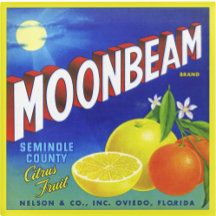COASTER - Moonbeam Citrus - Produce Crate Label
