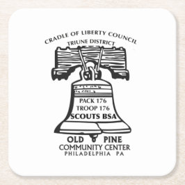 Coaster (Plastic) スクエアペーパーコースター