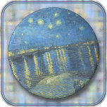 COASTER - "Starry Night Over the Rhone" - van ゴッホ コースター<br><div class="desc">ヴィンセント・ヴァン・ゴッホによる「Starry Night Over the Rhone」(1888)の画像が、このラウンドサンドストーン・コースターに登場する。►イメージを削除または置換できない。►/カスタマイズパーソナライズは、フォント(スタイル、色、サイズ)または追加の画像やロゴの選択でカスタム文字を追加して行う。カラフルと興味深い贈り物。►デザインは別のリストの他の製品でも利用可能である場合がある。(注:ローネはフランス専攻のとスイスの川である)。</div>