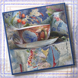 COASTER - Still Life with Tea Cup (1876) ガラスコースター