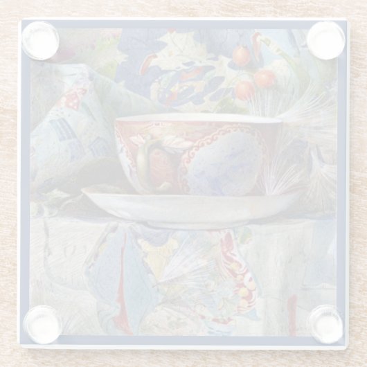 COASTER - Still Life with Tea Cup (1876) ガラスコースター (裏面)