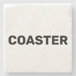 Coaster that says coaster ストーンコースター