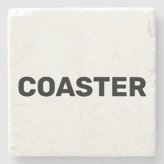 Coaster that says coaster ストーンコースター