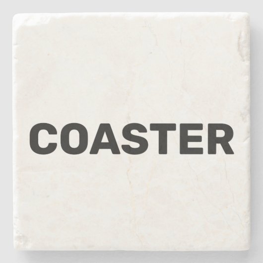 Coaster that says coaster ストーンコースター (正面)