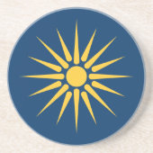 Coaster with Flag of Macedonia, Greece コースター (正面)