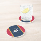 Coaster with Flag of Mississippi State, USA コースター (側面)