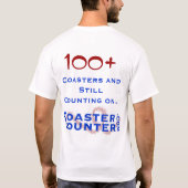 CoasterCounter 100+ クラブ Tシャツ (裏面)