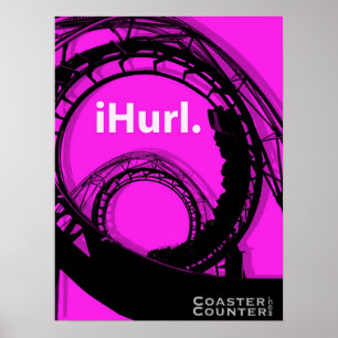 CoasterCounter.comのiHurl ポスター
