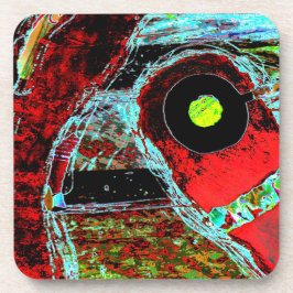 CoasterFrequency - セルペント アブストラクト ハードプラスチック コースター