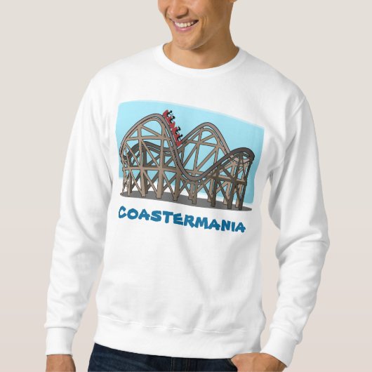 "Coastermania" -人のスエットシャツ-媒体 スウェットシャツ (正面)