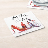 Coasters – 単蹴位 スクエアペーパーコースター (アングル)