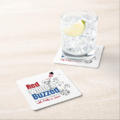 Coasters for Independence Day or Memorial Day スクエアペーパーコースター (インサイチュ)