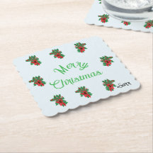 Coasters : Merry  Christmas