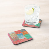 COASTERS/SET OF 6 "PATCHWORK 数々の-COLOR" コースター (右側)