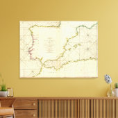 Coastesスペイン、ポルトガル、バーバリー キャンバスプリント (インサイチュ (リビング))