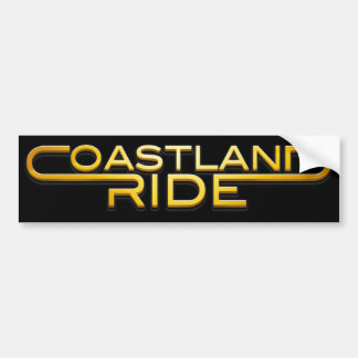 Coastland Ride - Name logo バンパーステッカー