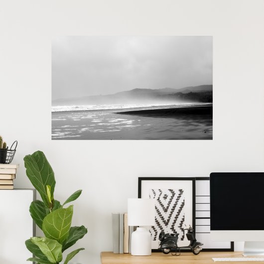 Coastline Fog2 ポスター (ホームオフィス)