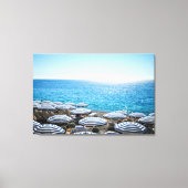 Coastline | French Riviera, Nice France キャンバスプリント (正面)