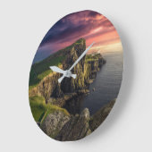Coastline | Isle of Skye, Scotland ラージ壁時計 (傾斜)
