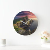 Coastline | Isle of Skye, Scotland ラージ壁時計 (ホーム)