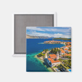 Coastline | Korcula Town, Korcula Island, Croatia マグネット (正面/裏面)