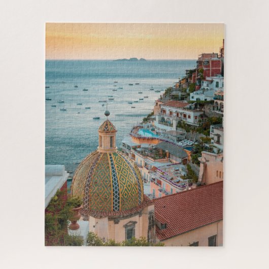 Coastline | Positano, Amalfi Coast, Italy ジグソーパズル (縦)