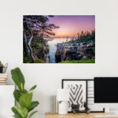 Coastline | Ravens Nest Acadia National Park Maine ポスター (ホームオフィス)