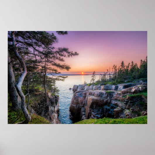 Coastline | Ravens Nest Acadia National Park Maine ポスター (正面)
