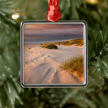 Coastline | Saltum Beach, Denmark メタルオーナメント<br><div class="desc">This amazing Getty Images photo features Saltum Beach, Denmark. The beach here is one of the very best in Europe with miles of white very fine sand and dunes. It is also very wide and you are allowed to drive your car onto the beach. It stretches for about 21 km...</div>