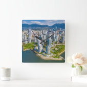 Coastline | Vancouver, British Columbia, Canada スクエア壁時計 (ホーム)