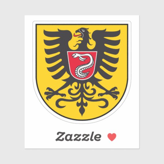 Coat of arms of Aalen, Germany シール (シート)