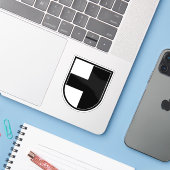  Coat of arms of Aarwangen district, Switzerland シール (ノートパソコンとiPhone)