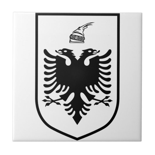 Coat of arms of Albania  タイル (正面)