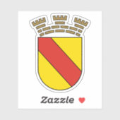 Coat of arms of Baden-Baden, Germany シール (シート)