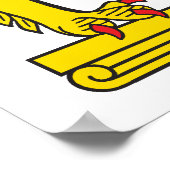 Coat of Arms of Bavaria Official Germany Symbol ポスター (角)