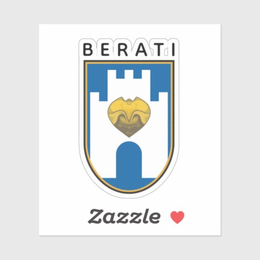 Coat of Arms of Berat, Albania シール (シート)