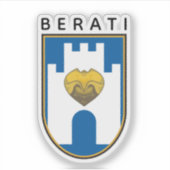 Coat of Arms of Berat, Albania シール (正面)