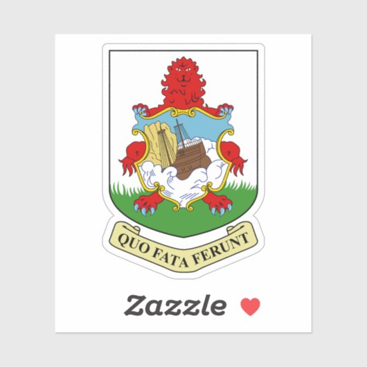 Coat of arms of Bermuda,British Overseas Territory シール (シート)