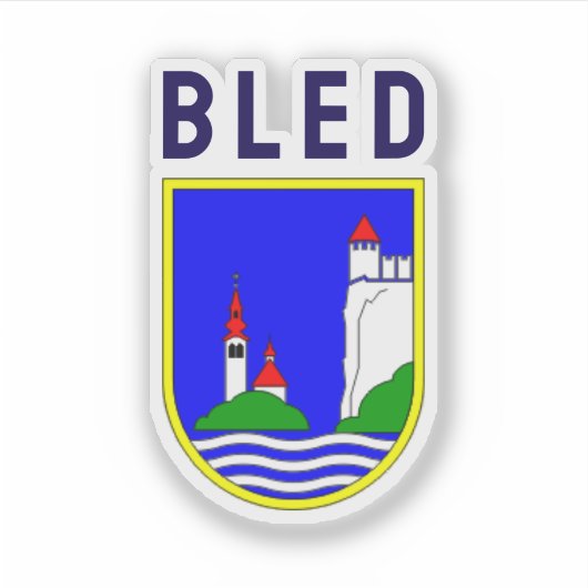Coat of arms of Bled, Slovenia シール (正面)