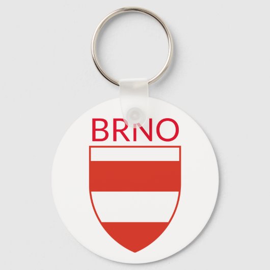 Coat of Arms of Brno - CZECHIA キーホルダー (正面)