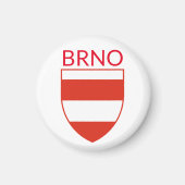 Coat of Arms of Brno - CZECHIA マグネット (正面)