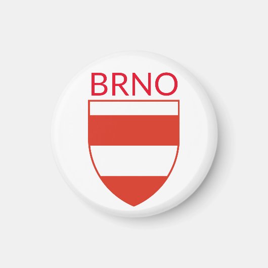 Coat of Arms of Brno - CZECHIA マグネット (正面)