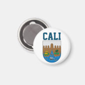 Coat of Arms of Cali、コロンビア・キーチェーン マグネット (正面/裏面)