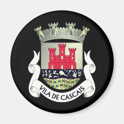Coat of Arms of Cascais,ポルトガル磁石 マグネット (正面)